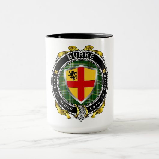 Burke Irish Shield Abzeichen Tasse (Zentrum)