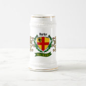 Burke Irish Shield Personalisiert Bierglas (Mittel)