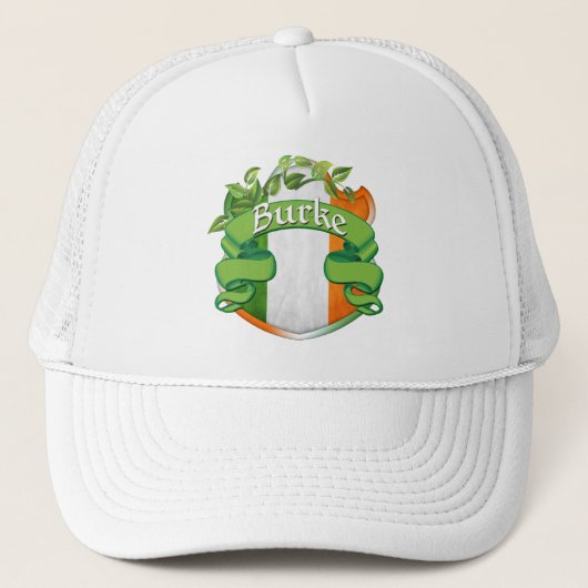 Burke Irish Shield Truckerkappe (Vorderseite)