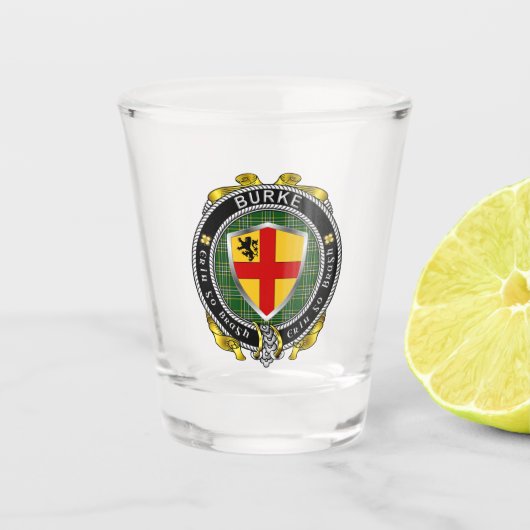 Burke Irish Shot Glass Schnapsglas (Vorderseite)