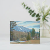 Burke Mountain in East Burke Vermont Postkarte (Stehend Vorderseite)