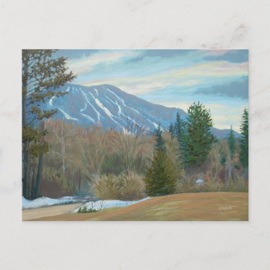 Burke Mountain in East Burke Vermont Postkarte (Vorderseite)