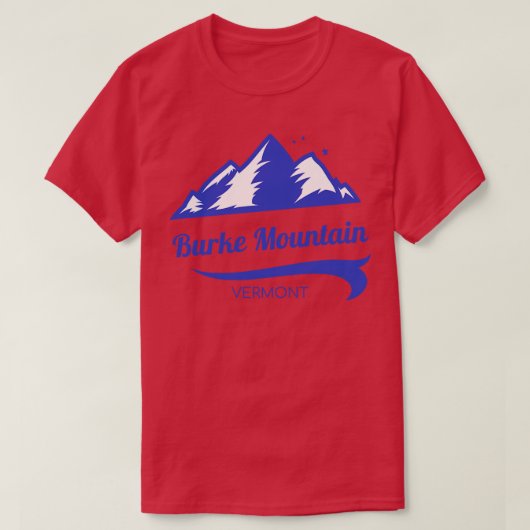 Burke Mountain Ski Vermont 1 T-Shirt (Design vorne)