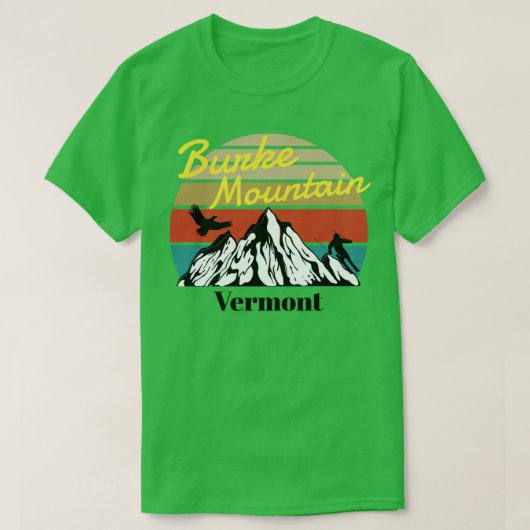 Burke Mountain Ski Vermont T-Shirt (Design vorne)