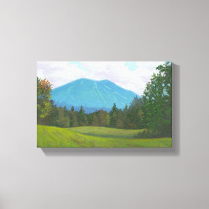 Burke Mountain Stretched Canvas Print Leinwanddruck