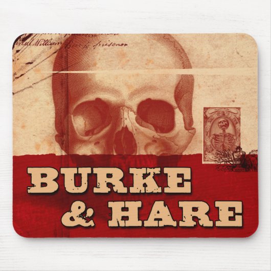 Burke und Hare-Titellauspad Mousepad (Vorne)