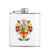 Burke-Wappen Flachmann (Vorderseite)