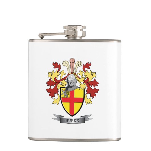 Burke-Wappen Flachmann (Vorderseite)