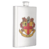 Burke-Wappenflasche Flachmann (Rechts)