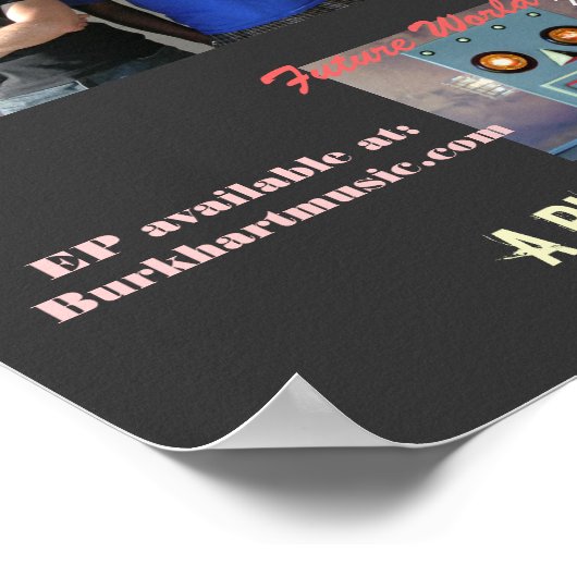 Burkhart Future World Cafe Poster (Ecke)