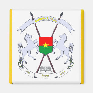 Burkina-Emblem Magnet