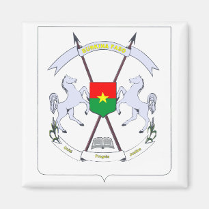 burkina Emblem Magnet