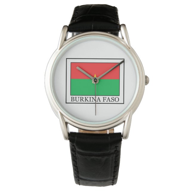 Burkina Faso Armbanduhr (Vorderseite)