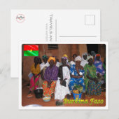Burkina Faso - Bobo Vendors - Postkarte (Vorne/Hinten)