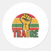Burkina Faso - Bravo Kapitän Ibrahim Traoré _ Thom Runder Aufkleber (Vorderseite)