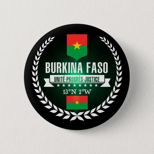 Burkina Faso Button (Vorderseite)