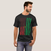 Burkina Faso Flag Amerika Es liegt in meiner DNA f T-Shirt (Vorne ganz)