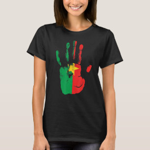 Burkina Faso Flag Hand Männer Frauen Kinder T-Shirt
