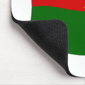 Burkina Faso Flag Mousepad (Ecke)