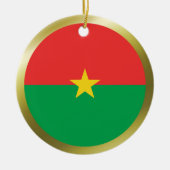 Burkina Faso Flag Ornament (Vorne)