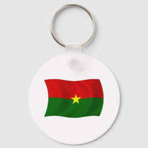 Burkina Faso-Flagge Schlüsselanhänger
