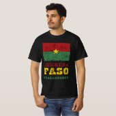 Burkina Faso-Flagge T-Shirt (Vorne ganz)