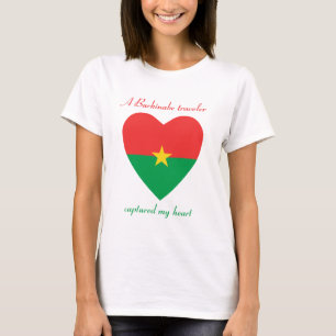 Burkina Faso Flaggen Liebhaber T-Shirt
