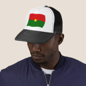 Burkina Faso Flaggenhut Truckerkappe (Beispiel)