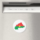 Burkina Faso Flaggenplan BF Magnet (In Situ (Geschirrspüler))