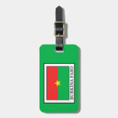 Burkina Faso Gepäckanhänger (Vorderseite vertikal)