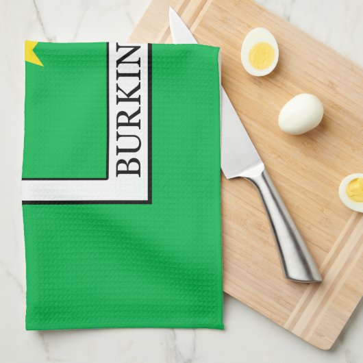 Burkina Faso Geschirrtuch (Viertel Falte)