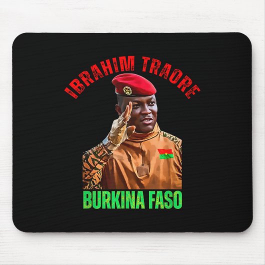 Burkina Faso - Ibrahim Traoré Thomas Sankara Mousepad (Vorne)