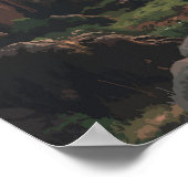 Burkina Faso Illustration Kunst, Dichtung und Musi Poster (Ecke)