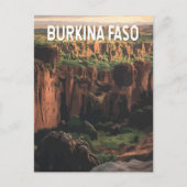 Burkina Faso Illustration Kunst, Dichtung und Musi Postkarte (Vorderseite)