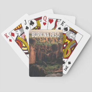 Burkina Faso Illustration Kunst, Dichtung und Musi Spielkarten