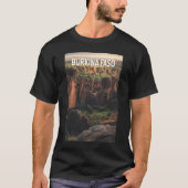 Burkina Faso Illustration Kunst, Dichtung und Musi T-Shirt (Vorderseite)