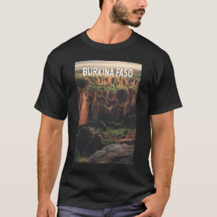 Burkina Faso Illustration Kunst, Dichtung und Musi T-Shirt