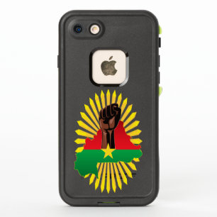 Burkina Faso Karte, Flagge und Revolution Fest