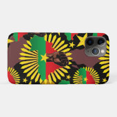 Burkina Faso Karte, Flagge und Revolution Fest Case-Mate iPhone Hülle (Rückseite (Horizontal))