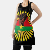 Burkina Faso Karte, Flagge und Revolution Fest Schürze (InSitu)