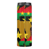 Burkina Faso Karte, Flagge und Revolution Fest Thermosbecher (Rückseite)