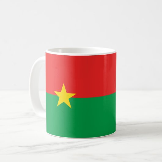 Burkina Faso Keramik Tasse (Vorderseite Links)