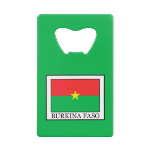 Burkina Faso Kreditkartenflaschenöffner