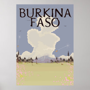 Burkina Faso Landschaftsposter drucken Poster