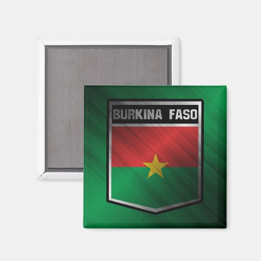 Burkina Faso Magnet (Vorderseite/Rückseite)