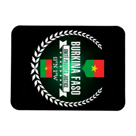 Burkina Faso Magnet (Horizontal)