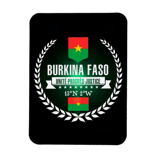 Burkina Faso Magnet (Vertikal)