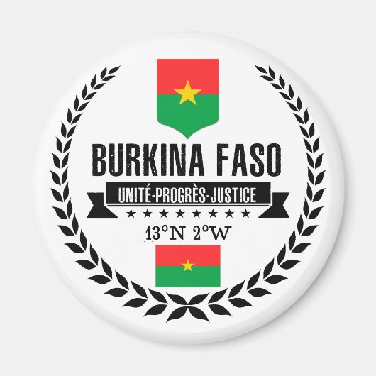 Burkina Faso Magnet (Vorne)