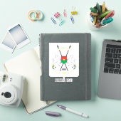 Burkina Faso National Coat of Arms Patriotic Aufkleber (iPad Hülle)