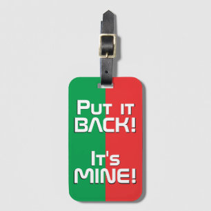 Burkina Faso Nationalflagge Funny Patriotic Gepäckanhänger